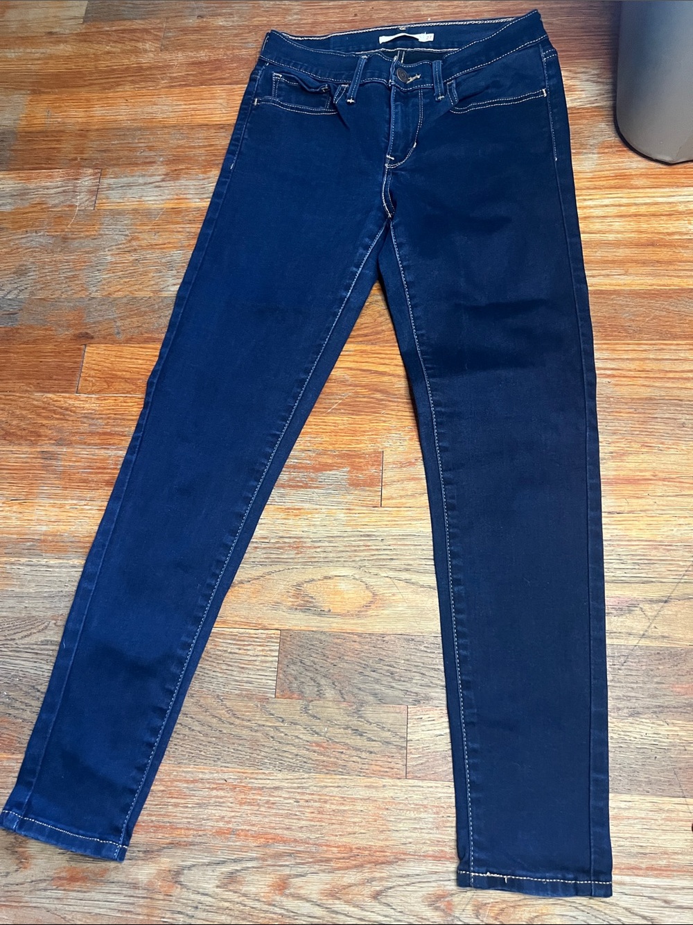 Signature by Levi Strauss Women's Dark Blue Skinny Jeans